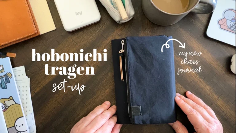 How I Set-Up My A6 Hobonichi Tragen