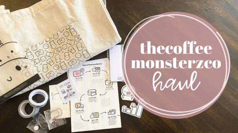 Stationary Haul: TheCoffeeMonsterzCo 8th Anniversary sale
