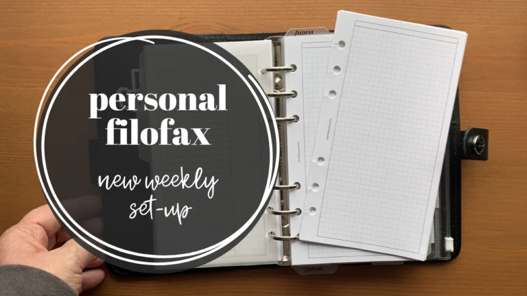 Personal Rings – New Weekly Setup